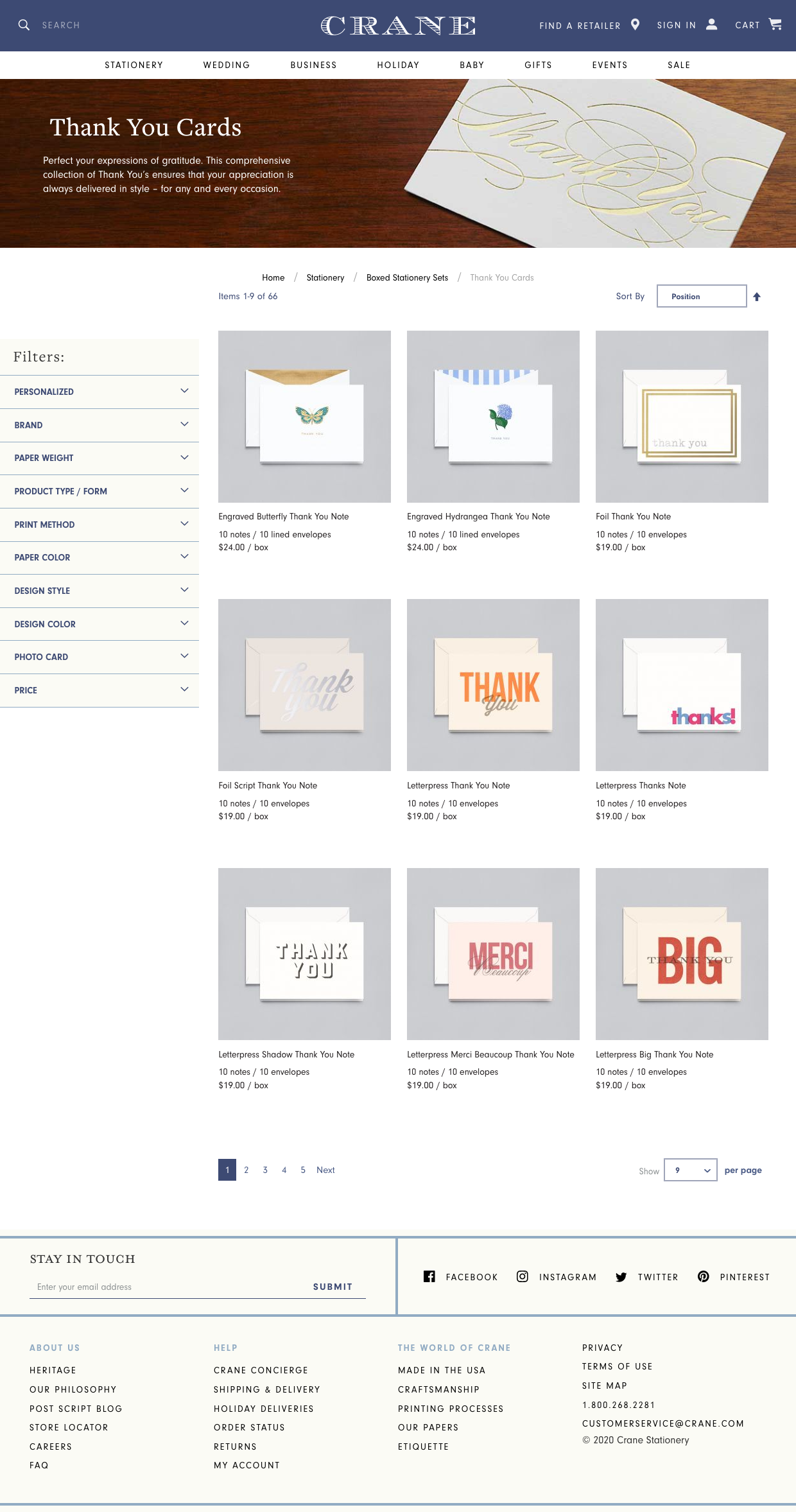 Screenshot_2020-03-10 Thank You Cards Notes Crane Stationery